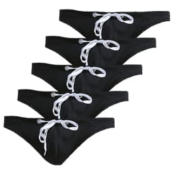 5pcs Mini Briefs Mens Swimwear Super Sexy Swim Underwear Tanga Pouch Bikini Surf Swimsuit Swimming Panties Beach Wear