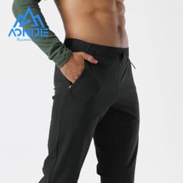 AONIJIE FM5145 Male Men Outdoor Sports Thickened Trousers Elasticated Waistband Sweatpants Tightened Hem Winter For Running