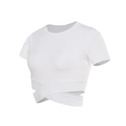 Women's Fitness T-shirts 2024 Clothing Gym Shirt Female Seamless Yoga Top Sportswear Crop Tops Sports Wear For Women T-shirt