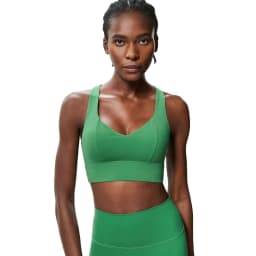 Women Fitness Yoga Bra Stretchy Soft Gathered Push Up Sports Underwear High Imapact Gym Crop Top Breathable Workout Clothes