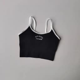 Women's Breathable Sports Bra Fitness Gym Workout Push-Up Camisole Yoga Top Letter Print Pilates Clothing Crop Top Yoga Bra