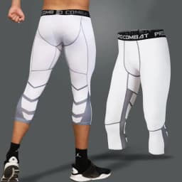 Men's Compression Pants for Running Cycling Basketball Soccer Elasticity Sweatpants Fitness Tights Legging Trousers Rash Guard