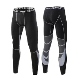 Men's Compression Pants for Running Cycling Basketball Soccer Elasticity Sweatpants Fitness Tights Legging Trousers Rash Guard