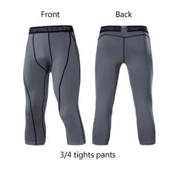Men's Compression Pants for Running Cycling Basketball Soccer Elasticity Sweatpants Fitness Tights Legging Trousers Rash Guard