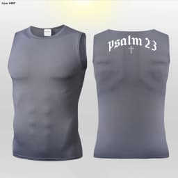 Tank For Men Summer Cool Men Vest Sleeveless Tight Psalm+23 Compression Shapewear Shirts Tank Tops Body Breathable Lce Silk Vest