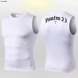 Tank For Men Summer Cool Men Vest Sleeveless Tight Psalm+23 Compression Shapewear Shirts Tank Tops Body Breathable Lce Silk Vest