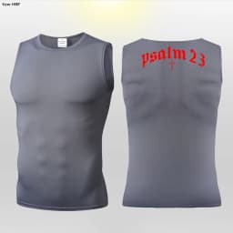 Tank For Men Summer Cool Men Vest Sleeveless Tight Psalm+23 Compression Shapewear Shirts Tank Tops Body Breathable Lce Silk Vest