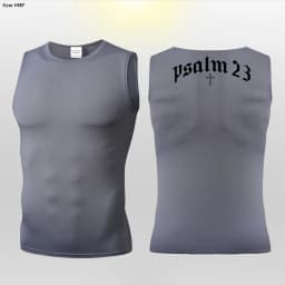Tank For Men Summer Cool Men Vest Sleeveless Tight Psalm+23 Compression Shapewear Shirts Tank Tops Body Breathable Lce Silk Vest
