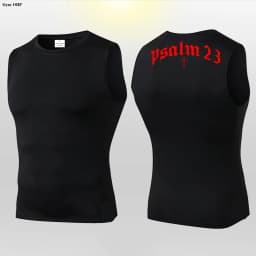 Tank For Men Summer Cool Men Vest Sleeveless Tight Psalm+23 Compression Shapewear Shirts Tank Tops Body Breathable Lce Silk Vest
