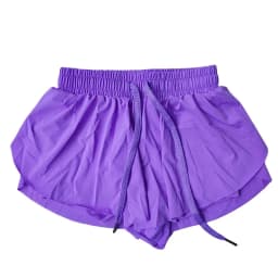 Girls Flowy Shorts Butterfly Shorts With Pocket 2-in-1 Athletic Biker Running 5-12 Years For Kids Active Workout Sports Tennis
