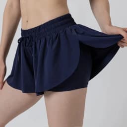 Girls Flowy Shorts Butterfly Shorts With Pocket 2-in-1 Athletic Biker Running 5-12 Years For Kids Active Workout Sports Tennis
