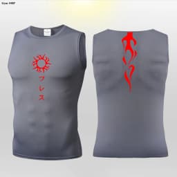 Y2K Running Vest Mens Compression Tank Tops Muscle Fitness Clothes Sports Sleeveless Shirt Elastic Gym Bodybuilding Singlets