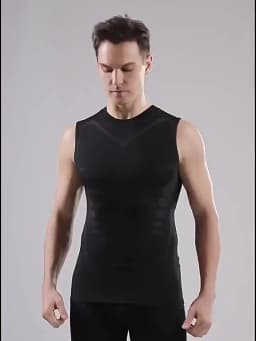 Y2K Running Vest Mens Compression Tank Tops Muscle Fitness Clothes Sports Sleeveless Shirt Elastic Gym Bodybuilding Singlets