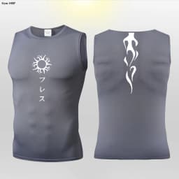 Y2K Running Vest Mens Compression Tank Tops Muscle Fitness Clothes Sports Sleeveless Shirt Elastic Gym Bodybuilding Singlets