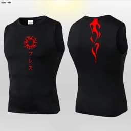 Y2K Running Vest Mens Compression Tank Tops Muscle Fitness Clothes Sports Sleeveless Shirt Elastic Gym Bodybuilding Singlets