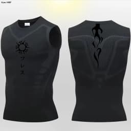 Y2K Running Vest Mens Compression Tank Tops Muscle Fitness Clothes Sports Sleeveless Shirt Elastic Gym Bodybuilding Singlets