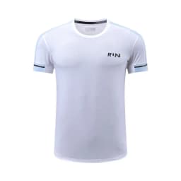 2025 Spring Summer Men's Running Training Sports Gym Fitness Top Quick Dry Breathable High Elastic Short Sleeve T-shirt Men