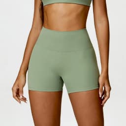 Hearuisavy Summer Buttock Lift Scrunch Yoga Shorts Gym Leggings Cycling Slim Fit Workout Shorts Women High Waist Sports Shorts
