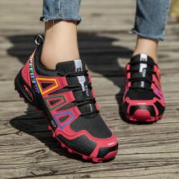 Women's Hiking Shoes Waterproof Outdoor Sports Shoes Women's Walking Travel Sports Shoes Bicycle Sports Shoes Running Shoes