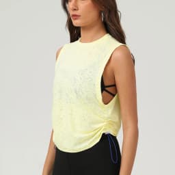 Women Sleeveless Yoga Shirt Summer Solid Color Loose Running Top Breathable Quick Dry Gym Vest Female Sportswear Workout Clothes