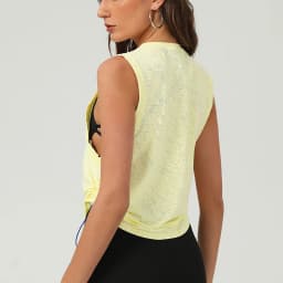 Women Sleeveless Yoga Shirt Summer Solid Color Loose Running Top Breathable Quick Dry Gym Vest Female Sportswear Workout Clothes