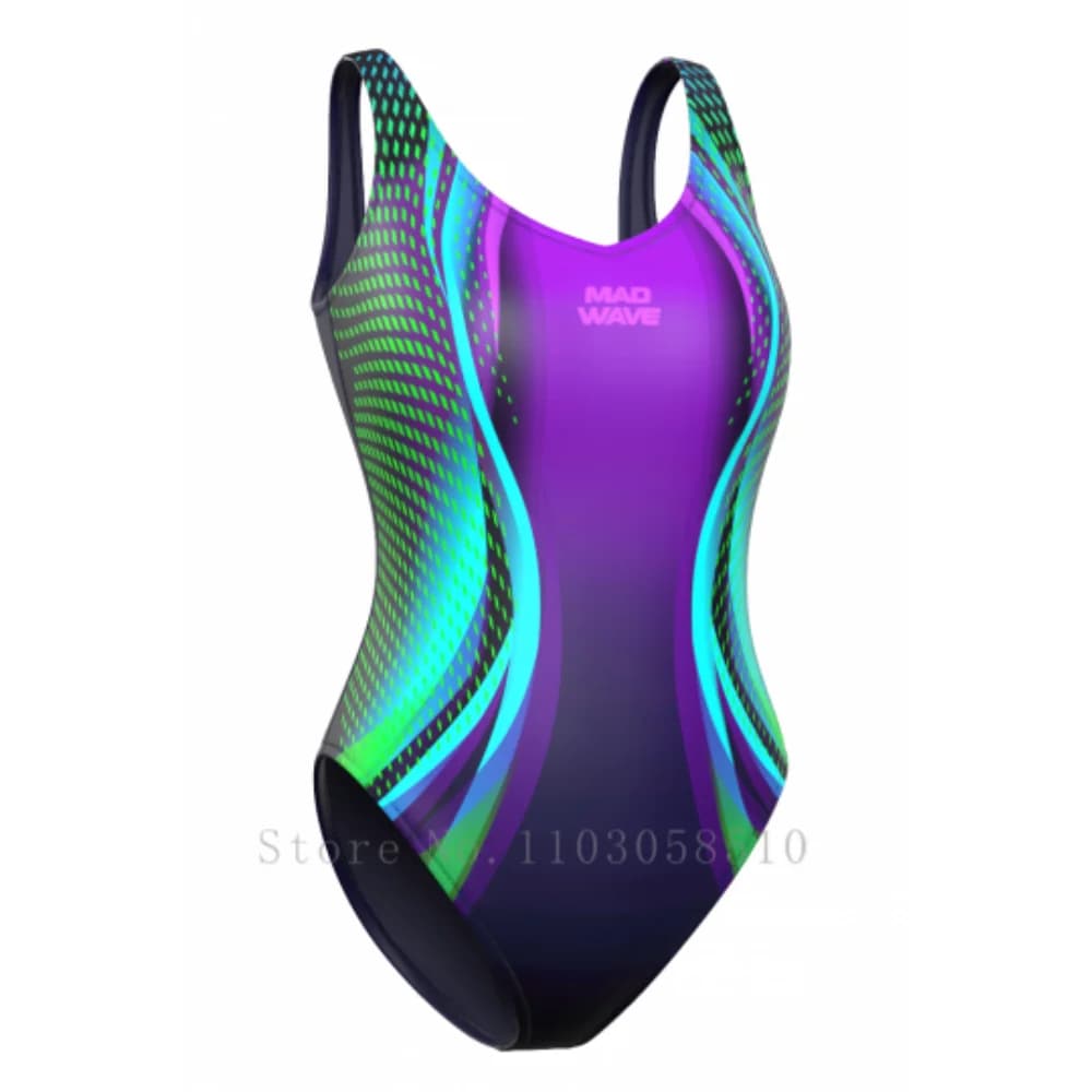 mad wave Women Sexy Swimsuit Cozy Skinsuit Diving Surfing Race Triathlon Training Body Physical Fitness Race Sport Swimming