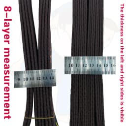Judo Belts High-quality Pure Cotton, IJF Certified, Brown Color, Width 4.5cm, 220-360cm, Custom Embroidered Name