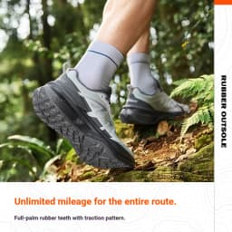361 Degrees Shanxu Men Outdoor Hiking Shoes Soft Lightweight Breathable Wear-resistant Rubber Anti-slip Male Sneakers 672623302