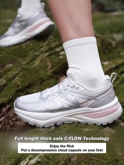 361 Degrees Shanxu Men Outdoor Hiking Shoes Soft Lightweight Breathable Wear-resistant Rubber Anti-slip Male Sneakers 672623302