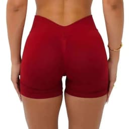 Gym Shorts Woman Seamless Yoga Shorts Fitness Training Yoga Clothing Butt Lifting Workout Short Leggings V Waist Sports Shorts