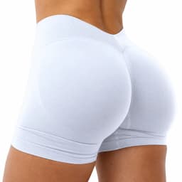 Gym Shorts Woman Seamless Yoga Shorts Fitness Training Yoga Clothing Butt Lifting Workout Short Leggings V Waist Sports Shorts