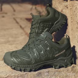 Men Tactical Boot Anti-Slip Work Safety Shoes Waterproof Special Force Army Boots Male Hiking Boot Outdoor Travel Shoe Anti-slip