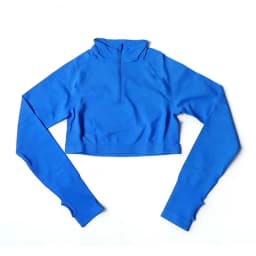 Impact Crop Zippy+Leggings Female Breathable Quick Dry Sportswear 2 Pces Fitness Yoga Set Women Solid Color Gym Running Suit