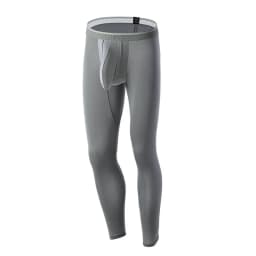 Men's Fitness Leggings Ice Silk Sexy Bullet Separation Pants Bulge Pouch Breathable Sport Quick Dry Tight Trousers