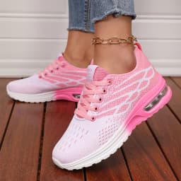 Women's Sneakers Fashion Breathable Walking Mesh Women Shoes Platform Sneaker Gym Loafers Flat Tennis Shoes Zapatillas De Mujer