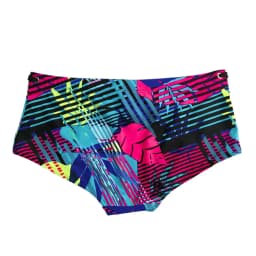 Sexy Mens Swimwear Leaf Print Swim Boxer Briefs Bikini Brazilian Cut Surf Trunks Swimsuits Underwear Beach Sports Shorts