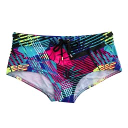 Sexy Mens Swimwear Leaf Print Swim Boxer Briefs Bikini Brazilian Cut Surf Trunks Swimsuits Underwear Beach Sports Shorts