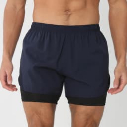 Gym Shorts Men Running Shorts with Liner Pockets Towel Loop Quick Dry Lightweight Workout Men's Breathable Athletic Sport Shorts