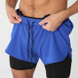 Gym Shorts Men Running Shorts with Liner Pockets Towel Loop Quick Dry Lightweight Workout Men's Breathable Athletic Sport Shorts
