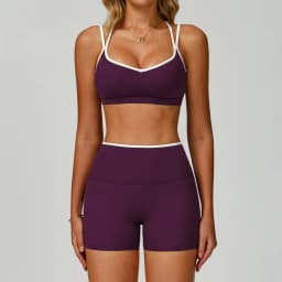 Gym Tracksuit Yoga Set 2 Pieces Workout Outfits Fitness Sportswear High Waist Leggings Sports Bra Athletic Wear Women Clothes