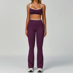 Gym Tracksuit Yoga Set 2 Pieces Workout Outfits Fitness Sportswear High Waist Leggings Sports Bra Athletic Wear Women Clothes