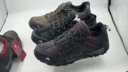HIKEUP Men's Hiking Shoes Suede Leather Outdoor Shoes Wear-resistant Men Trekking Walking Hunting Tactical Sneakers