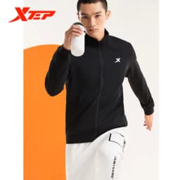 Xtep Men's Fashion Sports Sweater Loose Fashion Pullover Casual Casual Sports Shirt Comfortable 880329060047