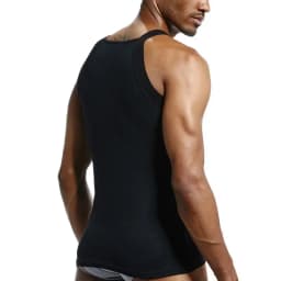 Men's Square Cut Tank Tops G-Unit Cotton Ribbed Casual Undershirts Muscle Tank Shirts Sleeveless Comfort Stretch Workout Vest
