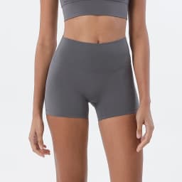 Women Nylon Shorts Gym Yoga Sports Women's Cycling Shorts High Waist Elastic Tight Breathable No Awkward Lines Woman Clothing