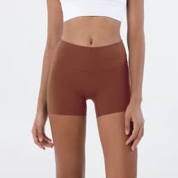 Women Nylon Shorts Gym Yoga Sports Women's Cycling Shorts High Waist Elastic Tight Breathable No Awkward Lines Woman Clothing