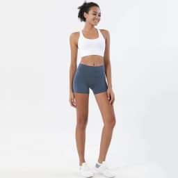 Women Nylon Shorts Gym Yoga Sports Women's Cycling Shorts High Waist Elastic Tight Breathable No Awkward Lines Woman Clothing