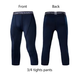 Men's Lycra Leggings Compression Sports Pants Cycling Running Basketball Football Sweatpants Fitness Tights Trousers Rash Guard