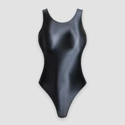XClocKNYoung satin glossy swimsuit Satin Glossy Leotards One Piece swimsuit Sexy High-Cut Bikini Thong Bodysuit glossy swimsuit
