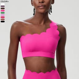 Women Fitness Yoga Bra Sexy Single Strap Sports Underwear Soft Stretcy Gym Running Crop Top Female Breathable Workout Clothes